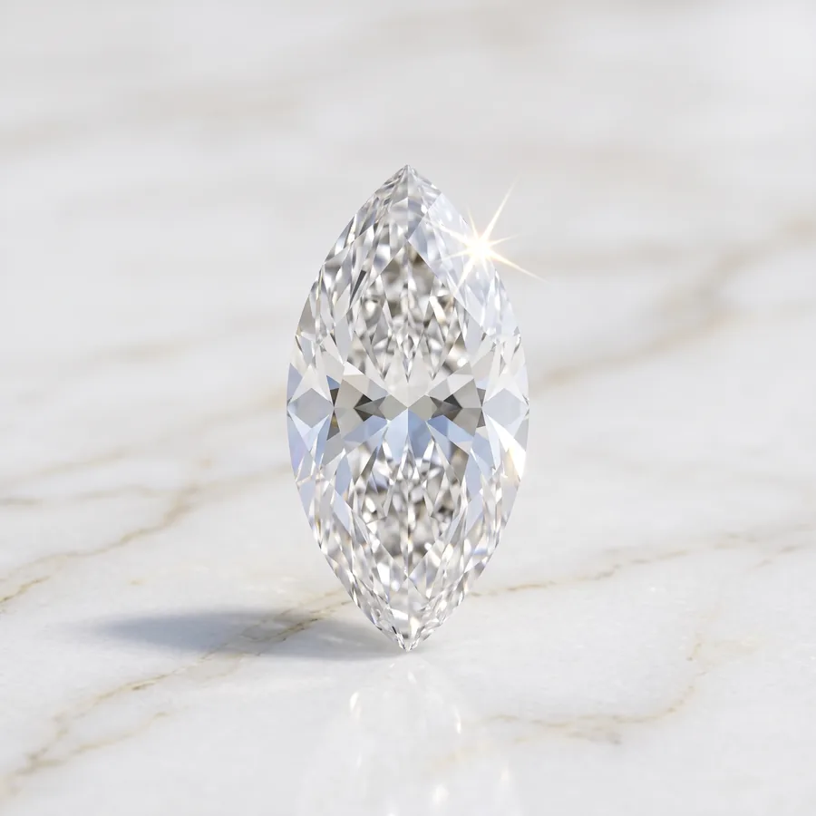 Marquise cut diamond